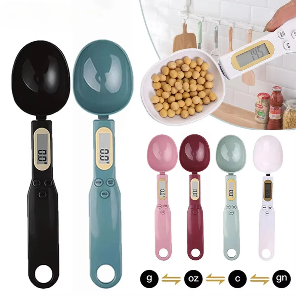 Digital Measuring Spoon Scale - 0.1-500g Precision Kitchen Scoop