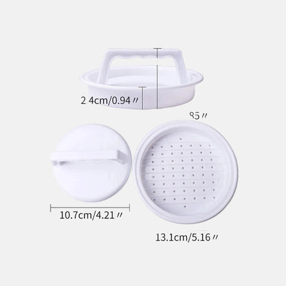 Premium Burger Press – Non-Stick Hamburger Patty Maker | Perfect Patty Mold for BBQ &amp; Homemade Burgers