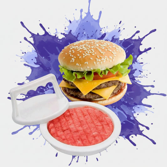 Premium Burger Press – Non-Stick Hamburger Patty Maker | Perfect Patty Mold for BBQ &amp; Homemade Burgers