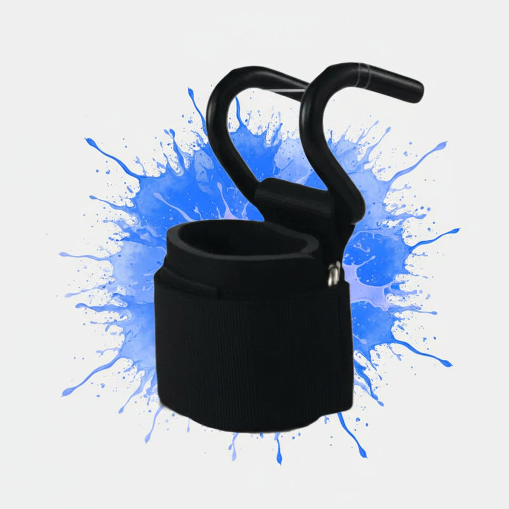 Heavy-Duty Weight Lifting Hook Grips with Wrist Wraps – Ultimate Support for Pull-Ups, Deadlifts &amp; Power Training