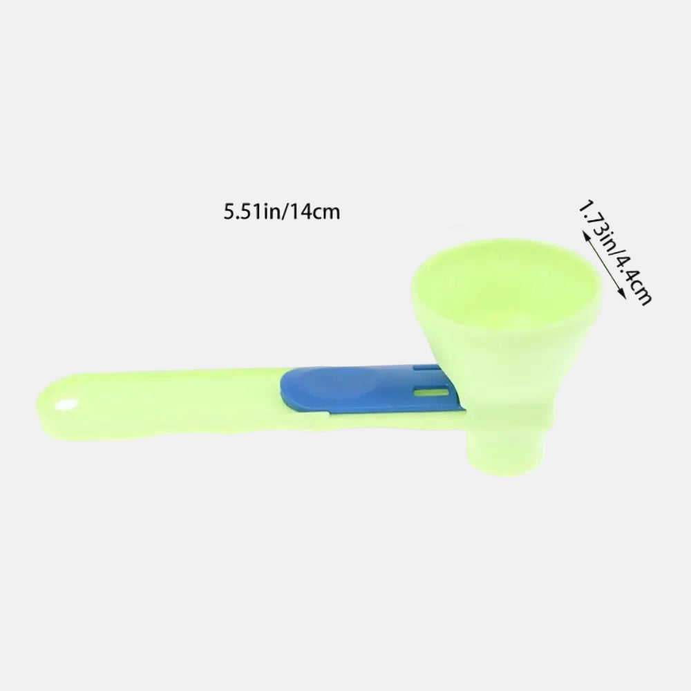 2-in-1 Sliding Coffee &amp; Protein Scoop Funnel