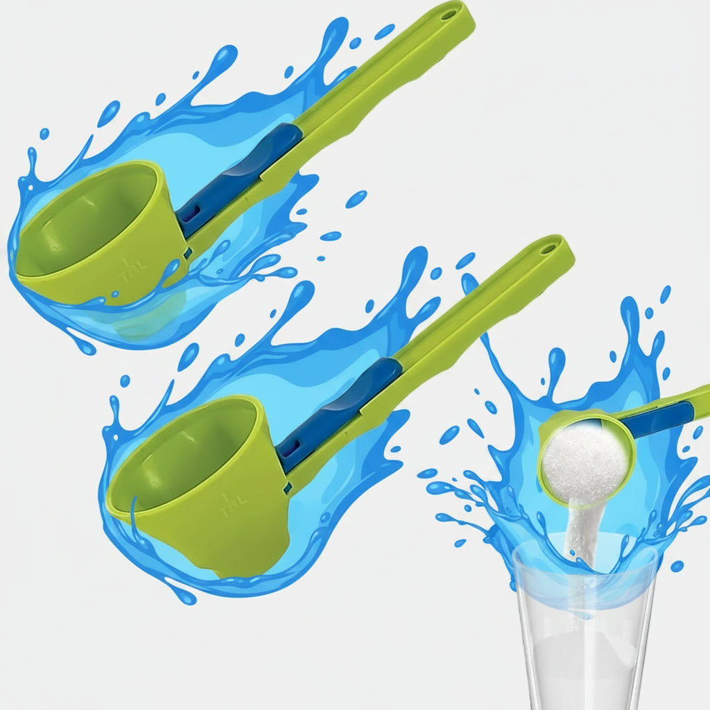 2-in-1 Sliding Coffee &amp; Protein Scoop Funnel